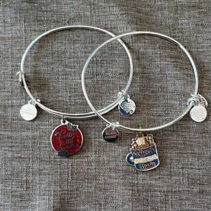 Alex and Ani Silver Bangle Bracelet Holiday Duo